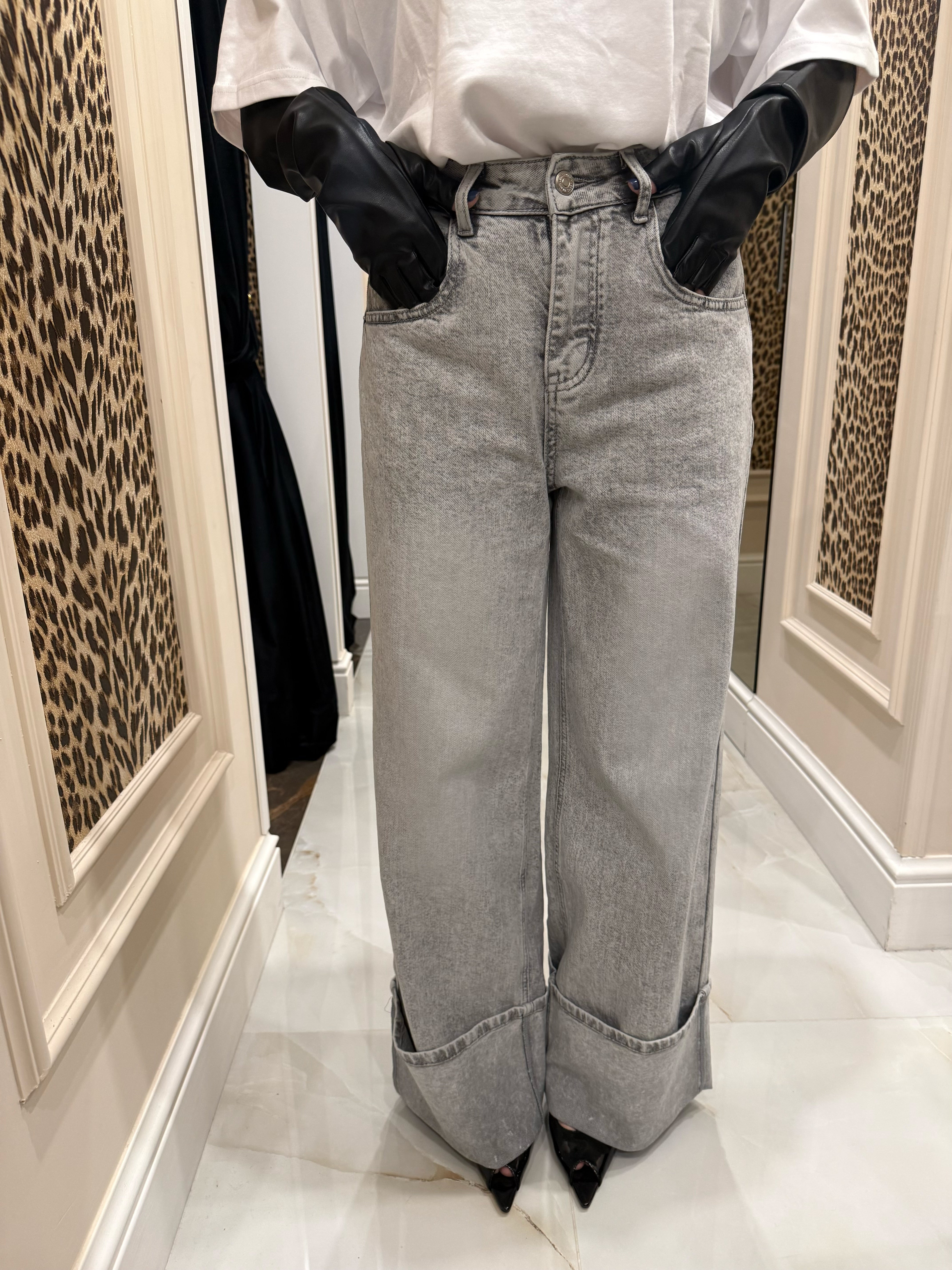 Denim Over con piegone