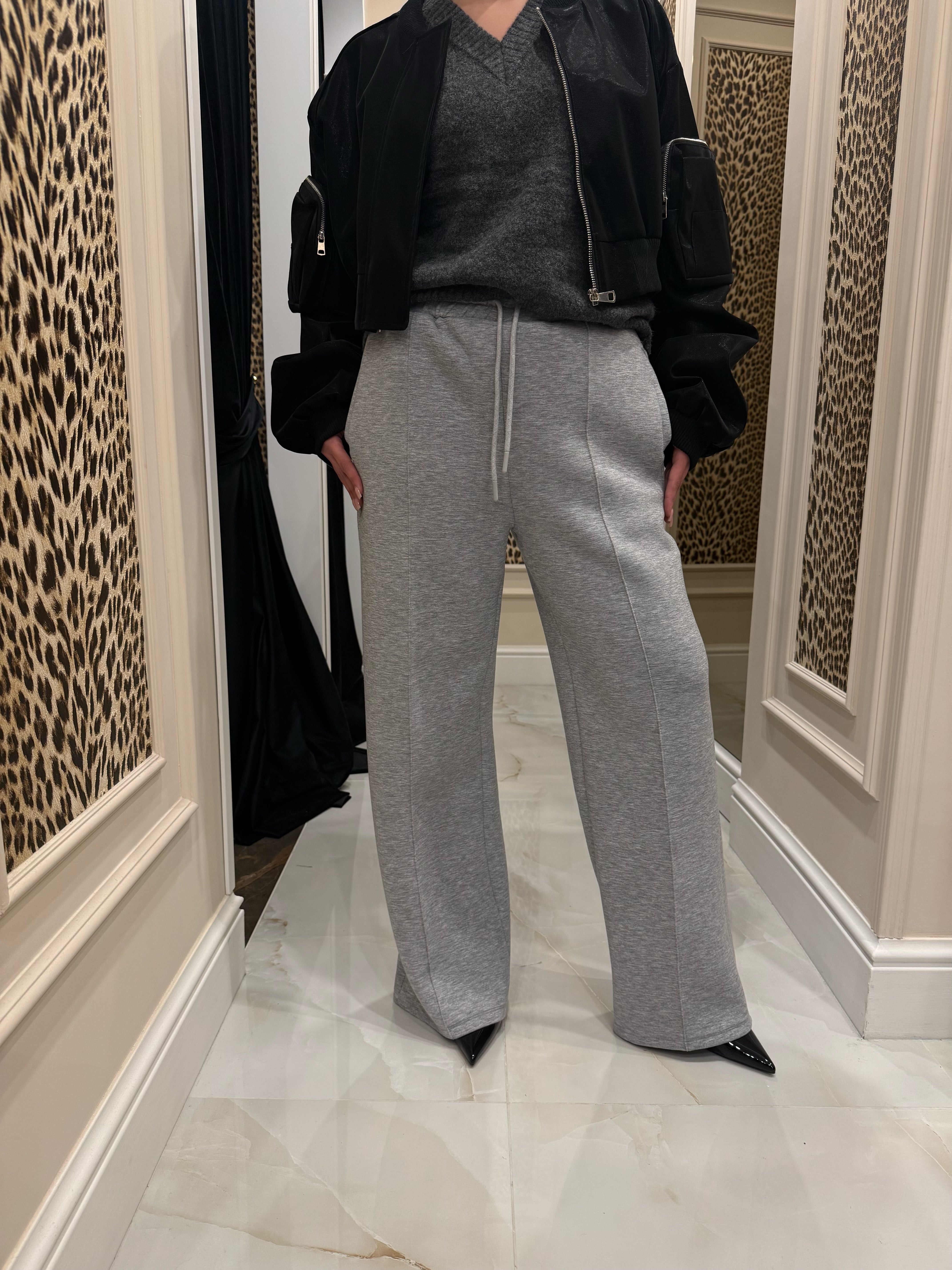 Pantalone tuta palazzo