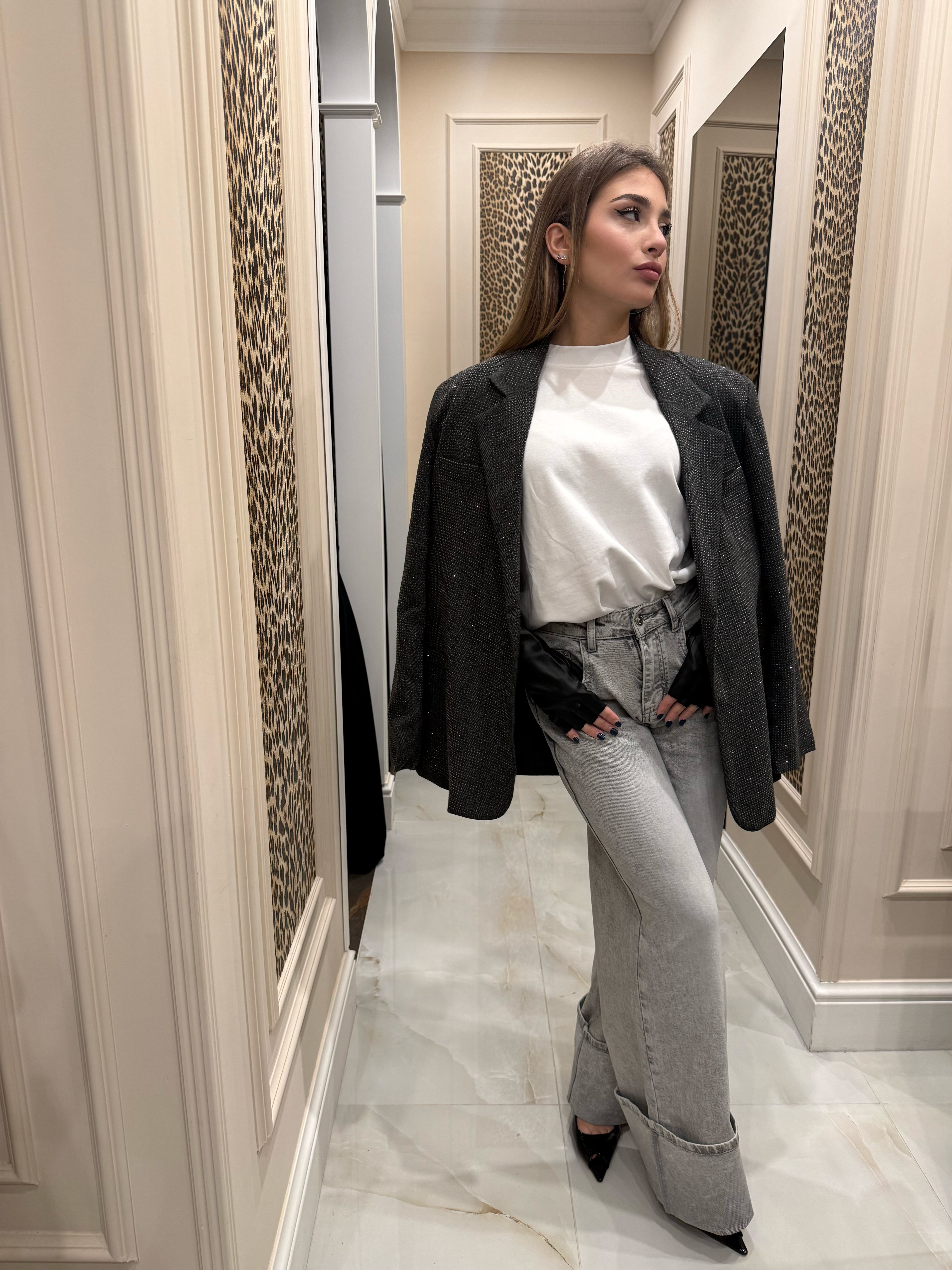 Denim Over con piegone