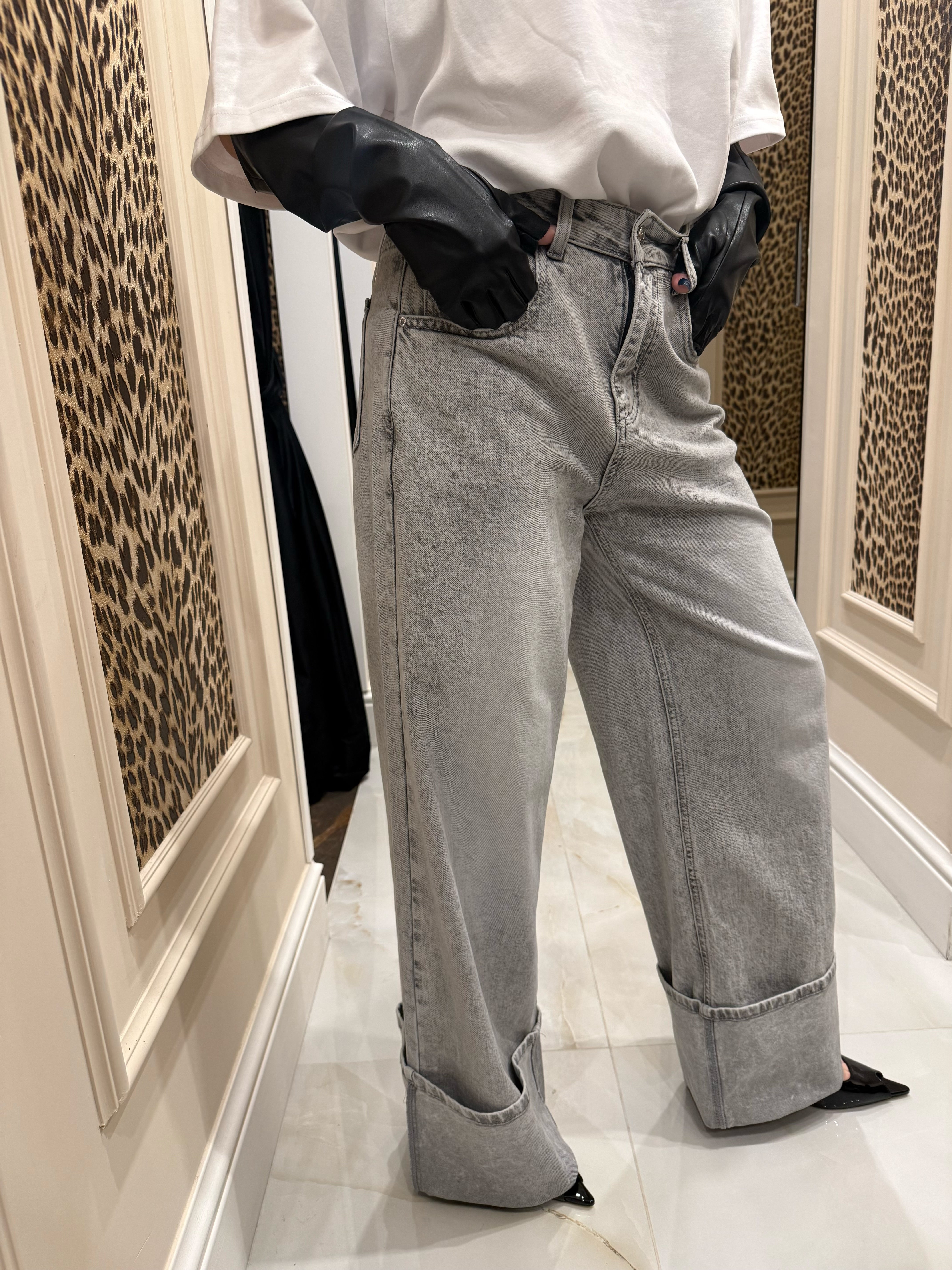 Denim Over con piegone