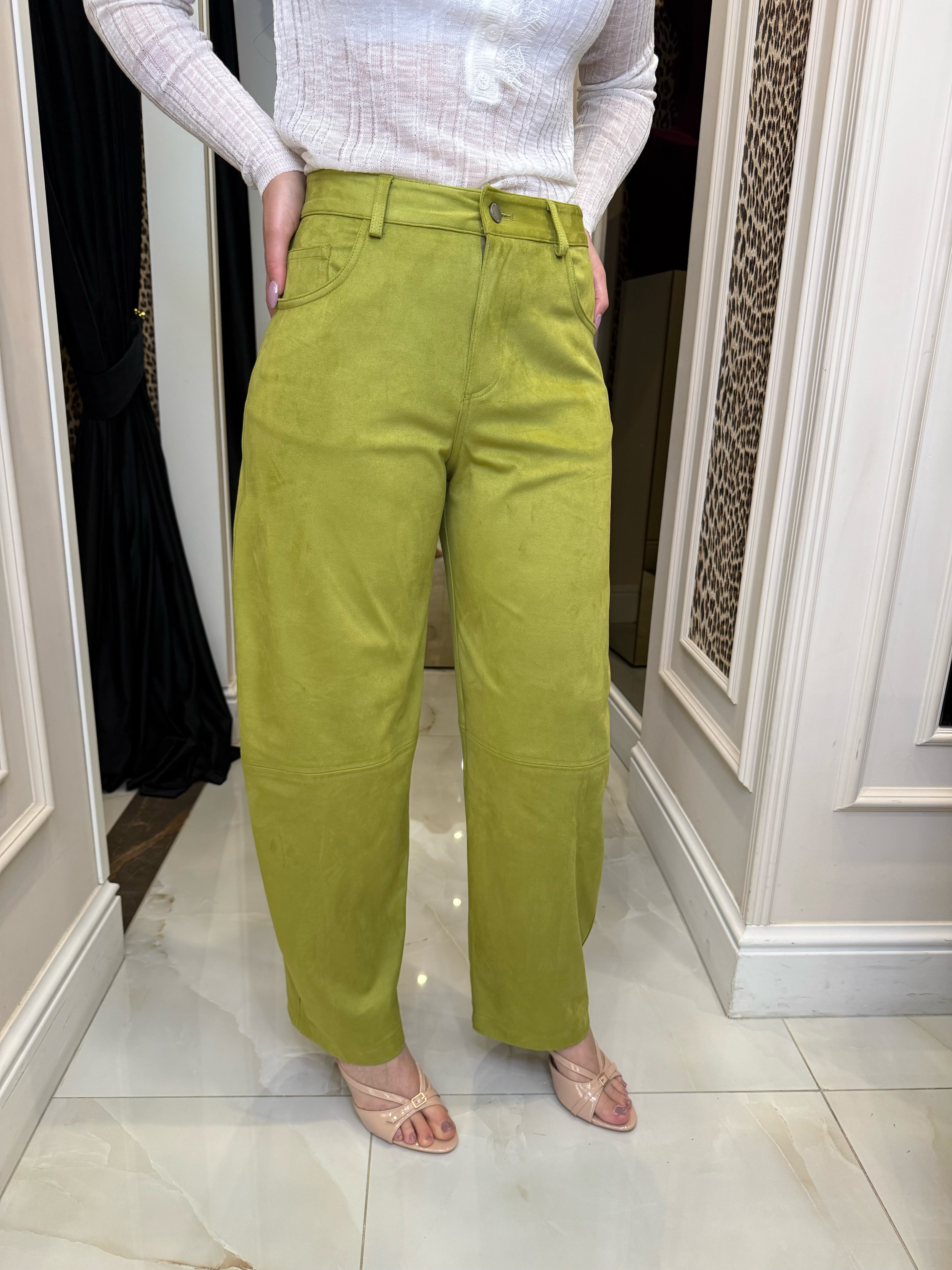 Pantalone effetto renna