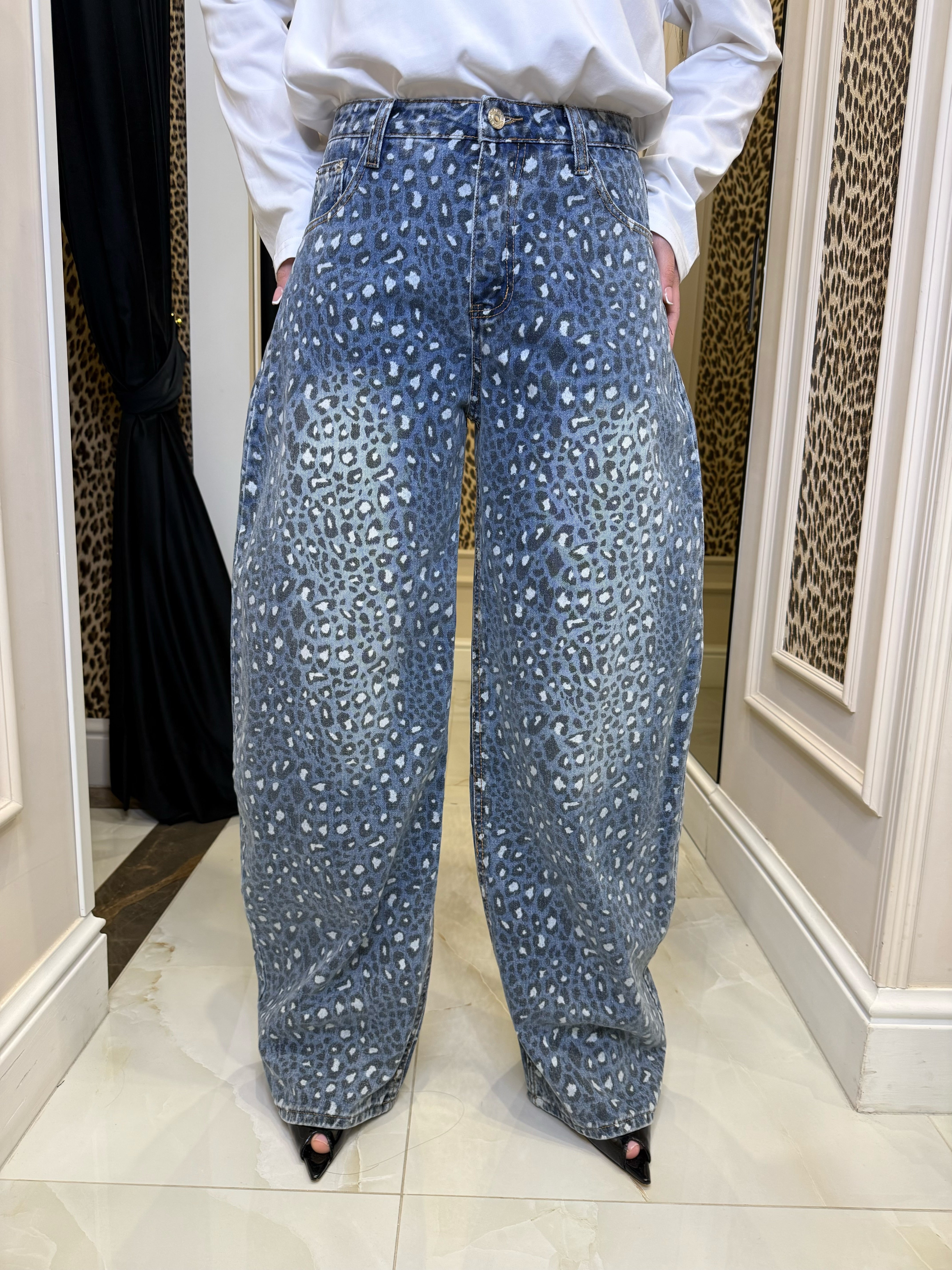 Denim animalier