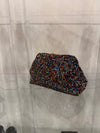 Pochette Amina in cristalli multicolor