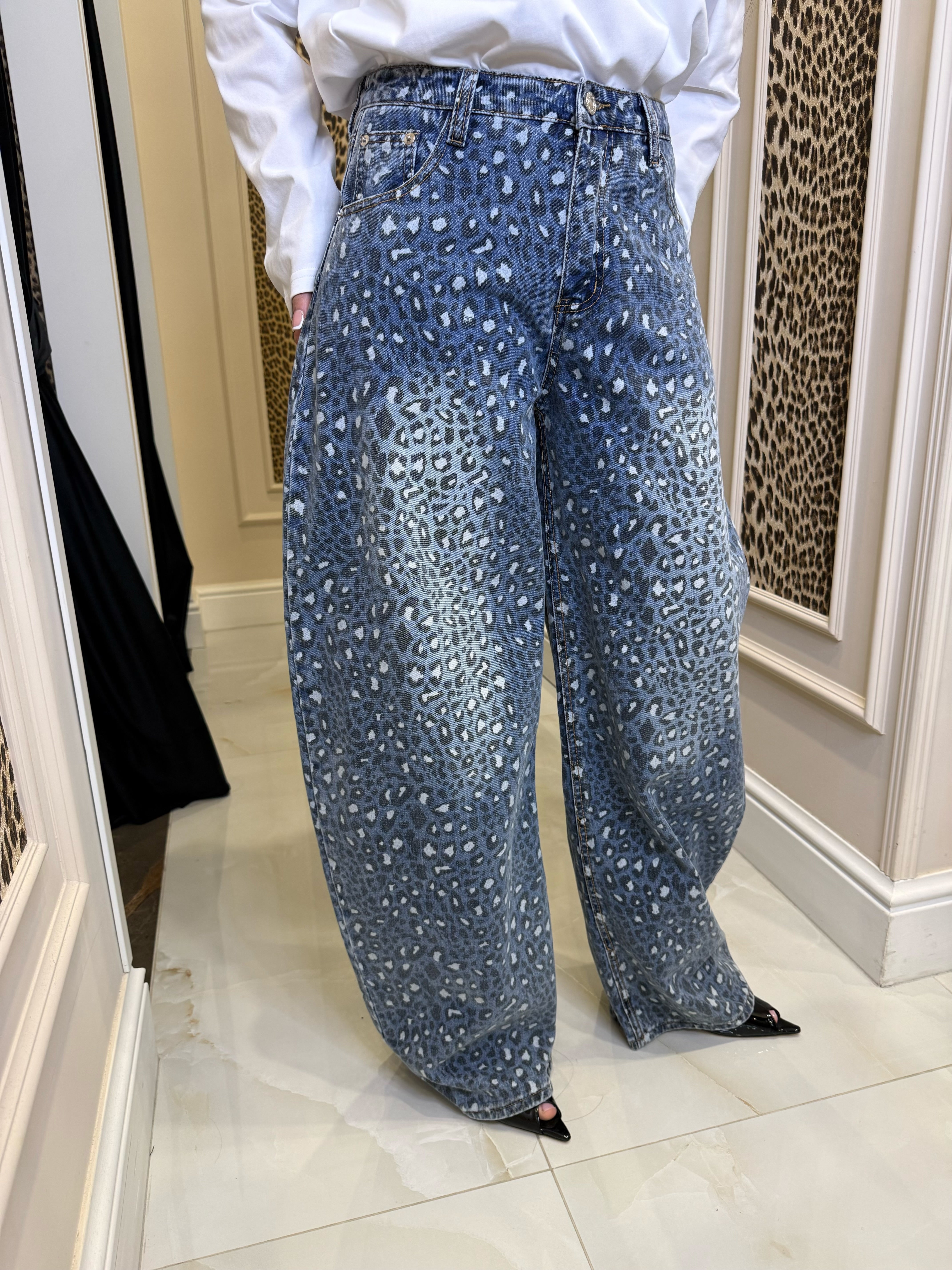 Denim animalier