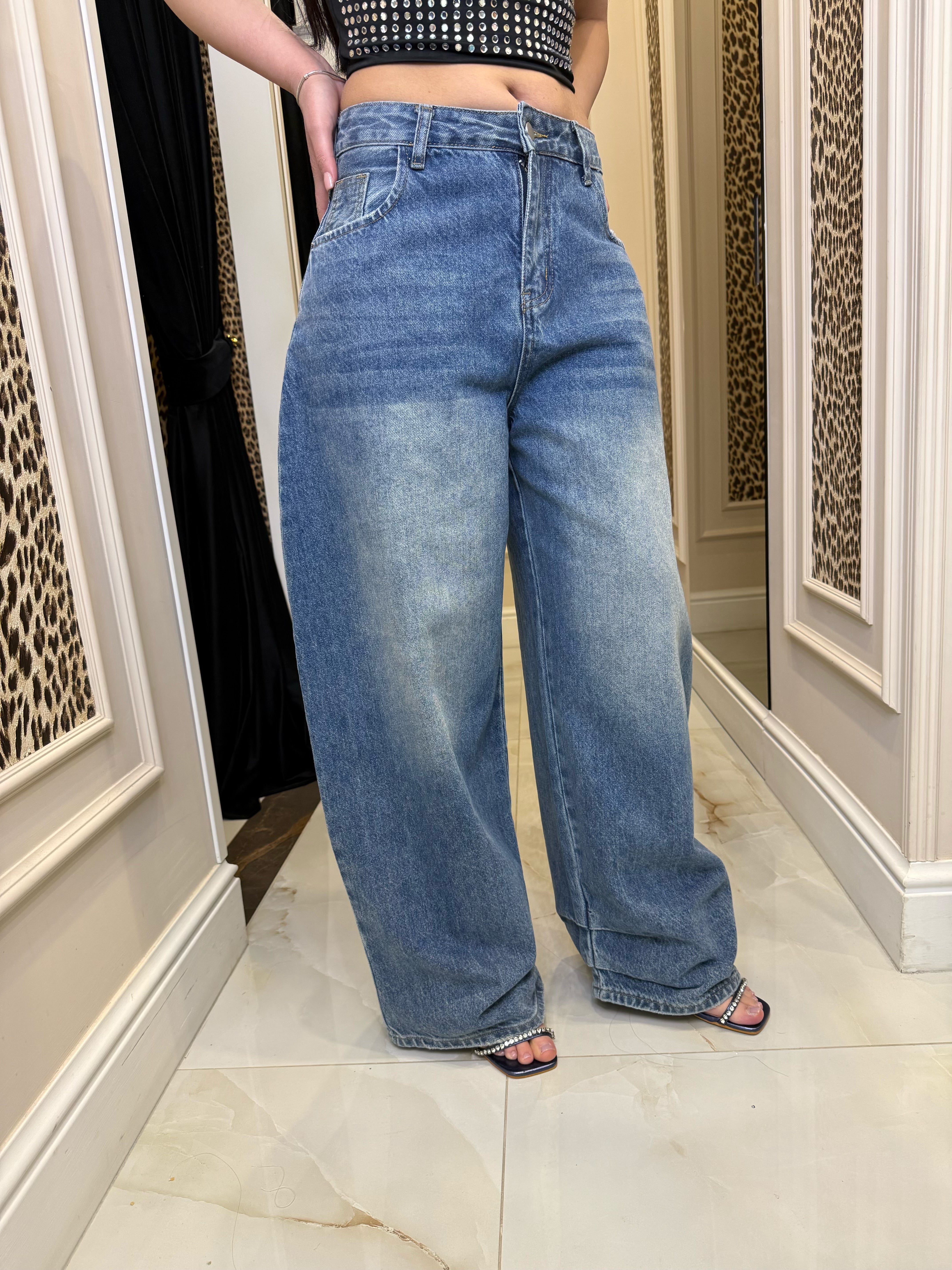 Denim ballon